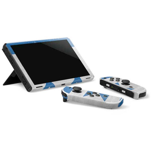 Israel Flag Distressed Nintendo Switch OLED (2021) Skin